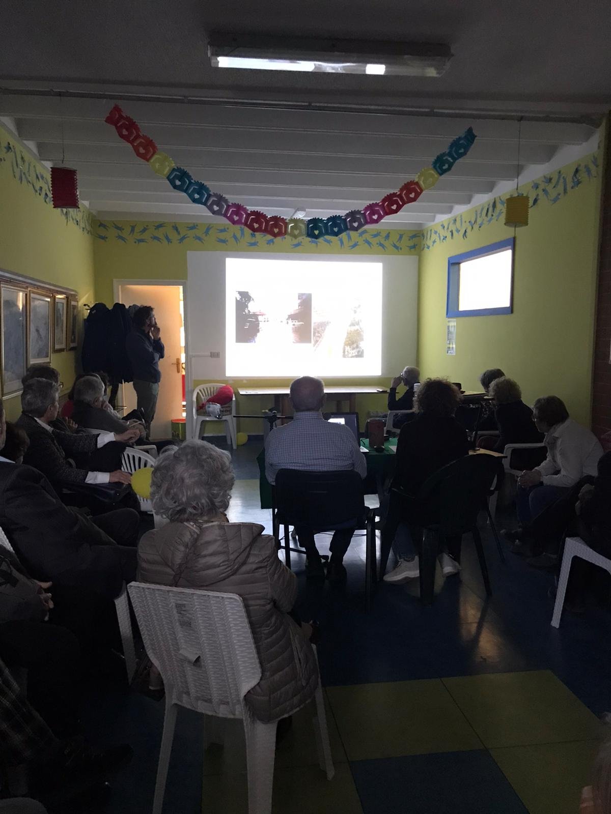 Punto informativo dell'associazione